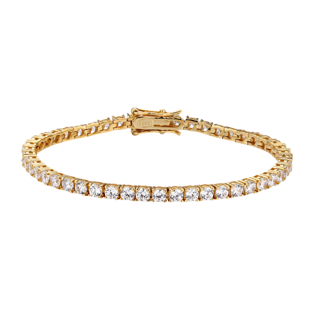 STORMI Bracelets - Spectacular and sparkling bracelets, all made of GRA mossonite in 18K gold and rose gold.